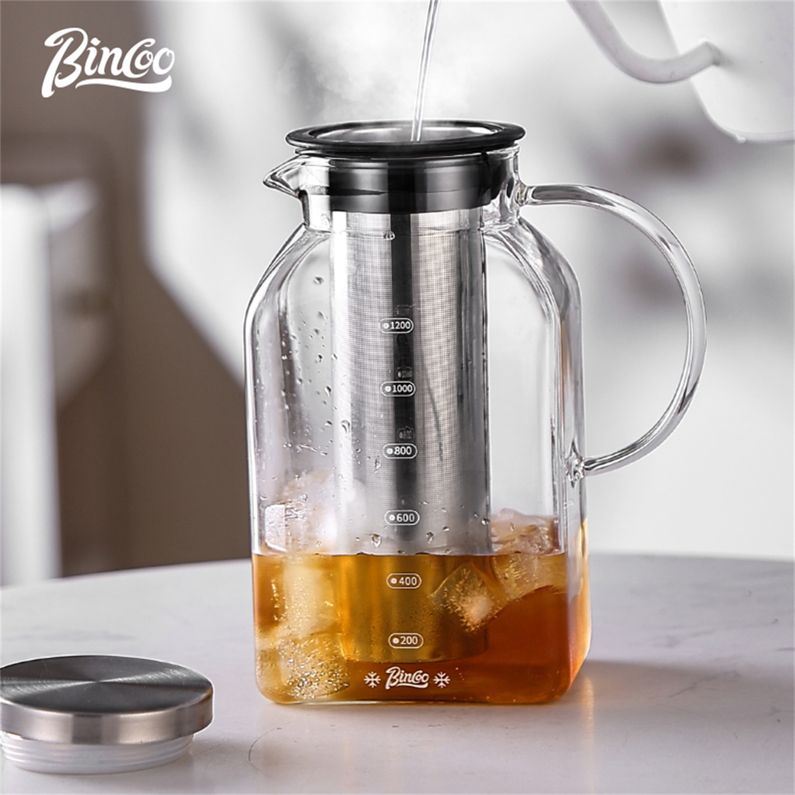 Cold Brew Bottle - Bincoo 1200ML Glass Cold Brew Coffee