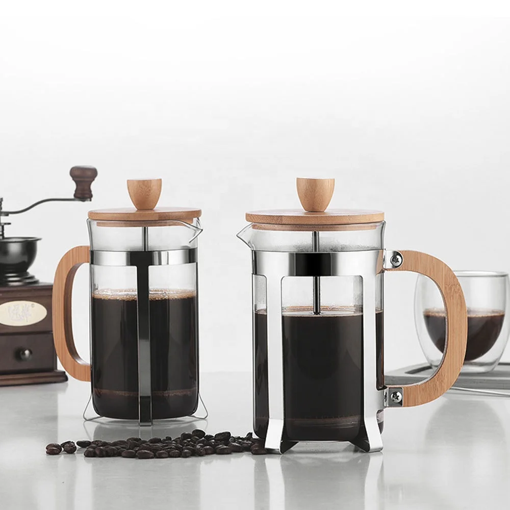 Coffee Tea Press - 350/600ml Stainless Steel Pressing pots Food