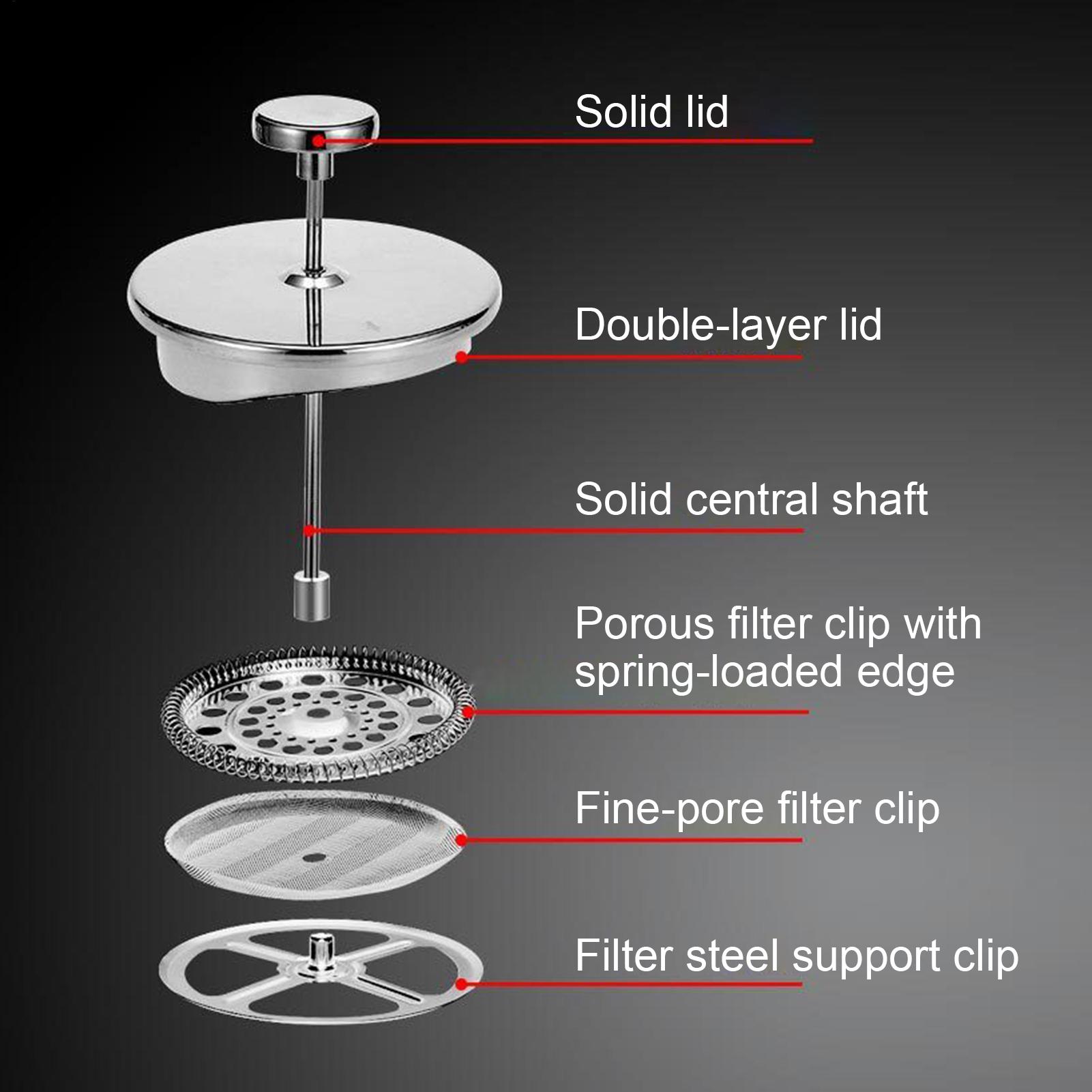 Coffee Tea Pots - Coffee Press Pot Stainless Steel Heat