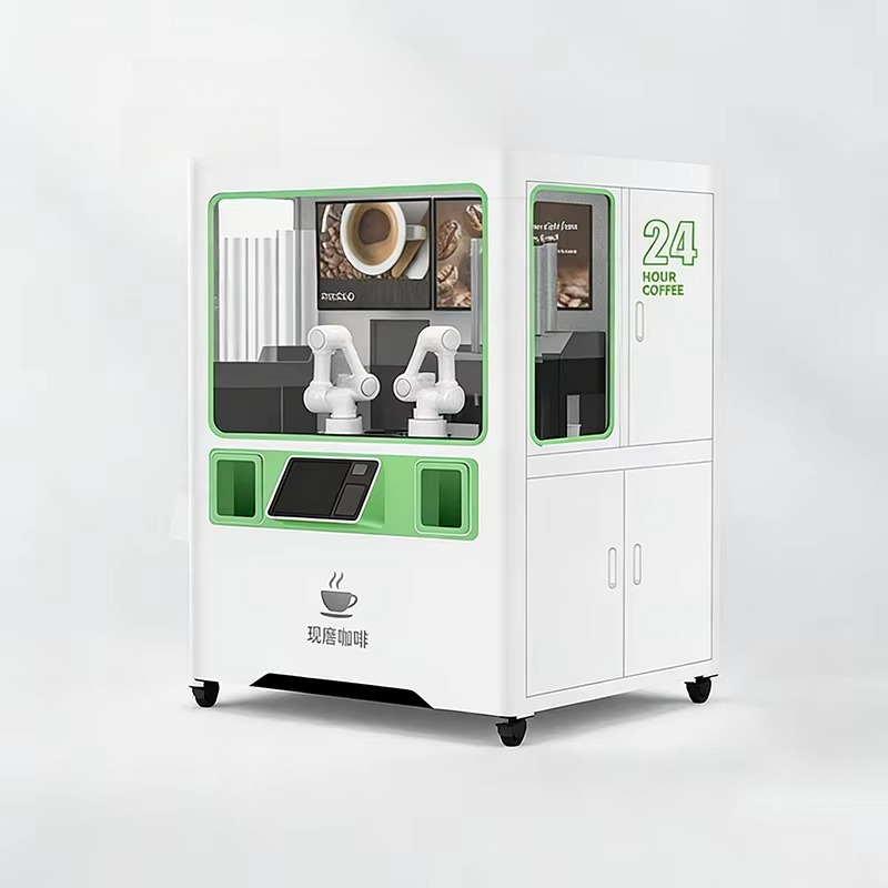Coffee Tea Vending Machine For Office - Customized Commercial Robotic Barista Coffee Vending