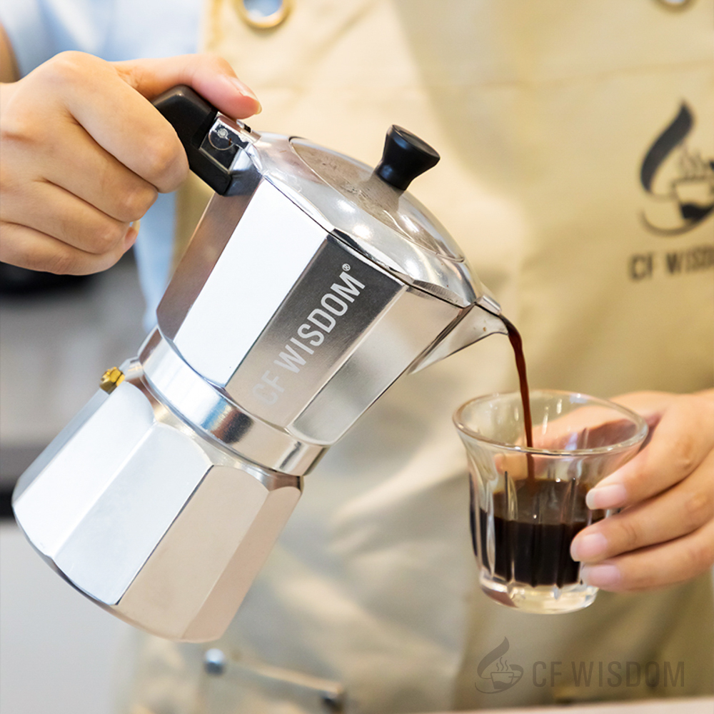 Moka Pot Stove - CF WISDOM Classic Italian Style Moka
