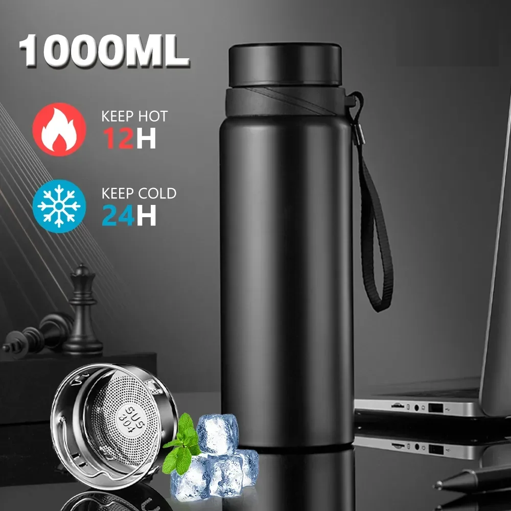 Cold Brew Bottle - 1000ML Thermal Water Bottle Keep Cold