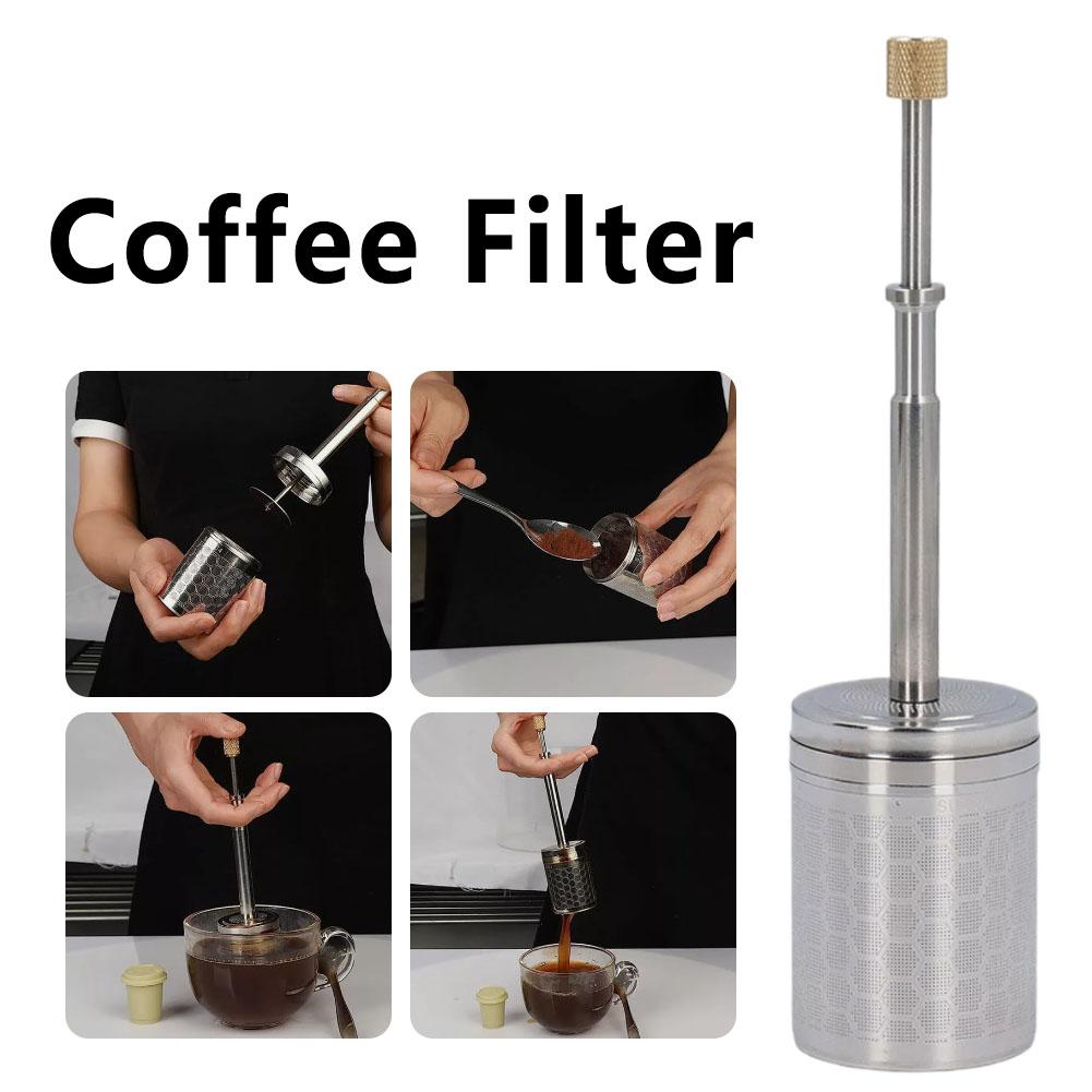 Coffee Tea Press - Stainless Steel Press Coffee Filter Small