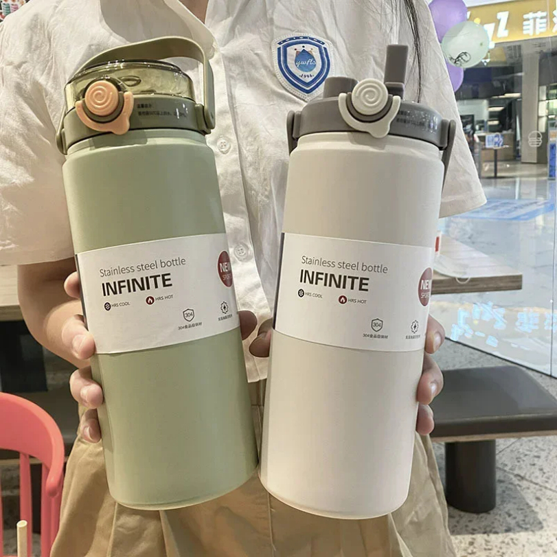 Cold Brew Bottle - 1L/1.2L Large Capacity Thermo Bottle with