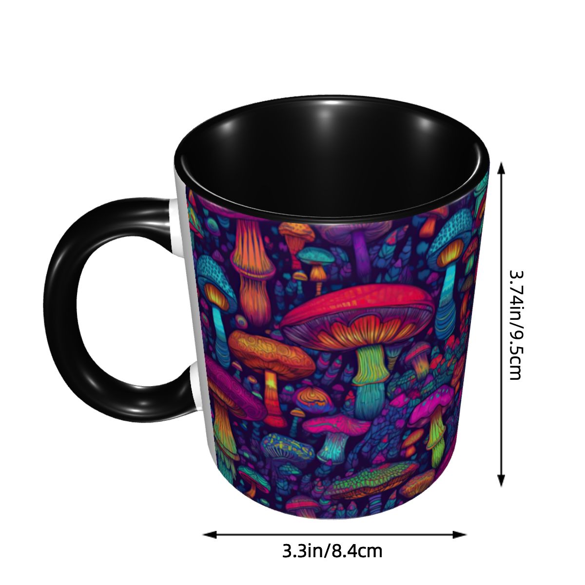 Custom Psychedelic Magic Mushr - Water Tea And Coffee avis et prix
