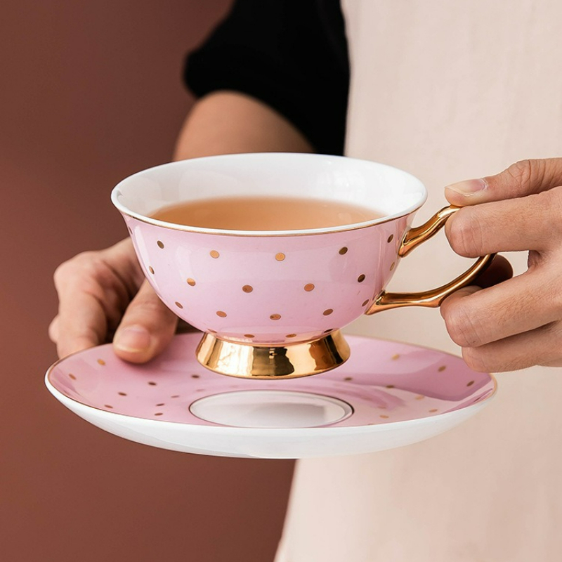 Ceramic Pink Coffee Mugs with  - Water Tea And Coffee avis et prix