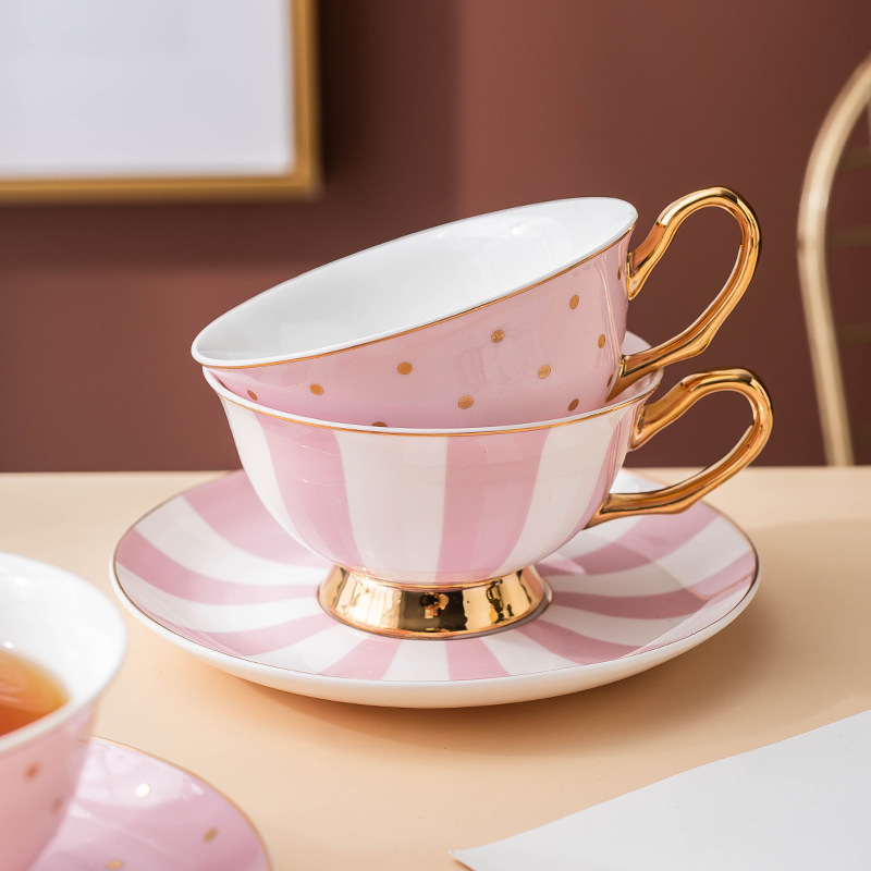 Ceramic Pink Coffee Mugs with  - Water Tea And Coffee avis et prix