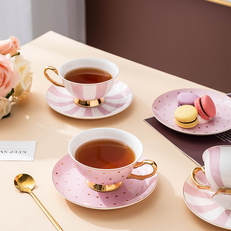 Ceramic Pink Coffee Mugs with  - Water Tea And Coffee avis et prix