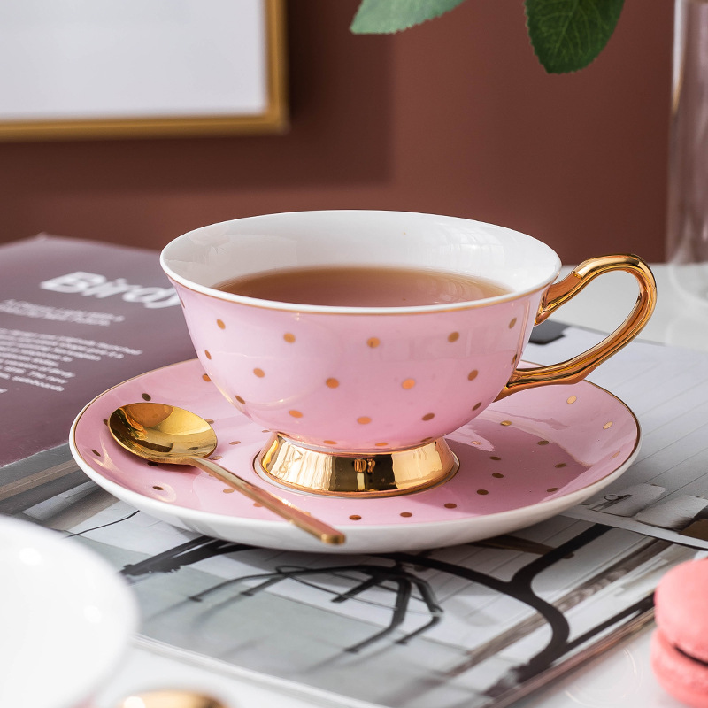 Ceramic Pink Coffee Mugs with  - Water Tea And Coffee avis et prix