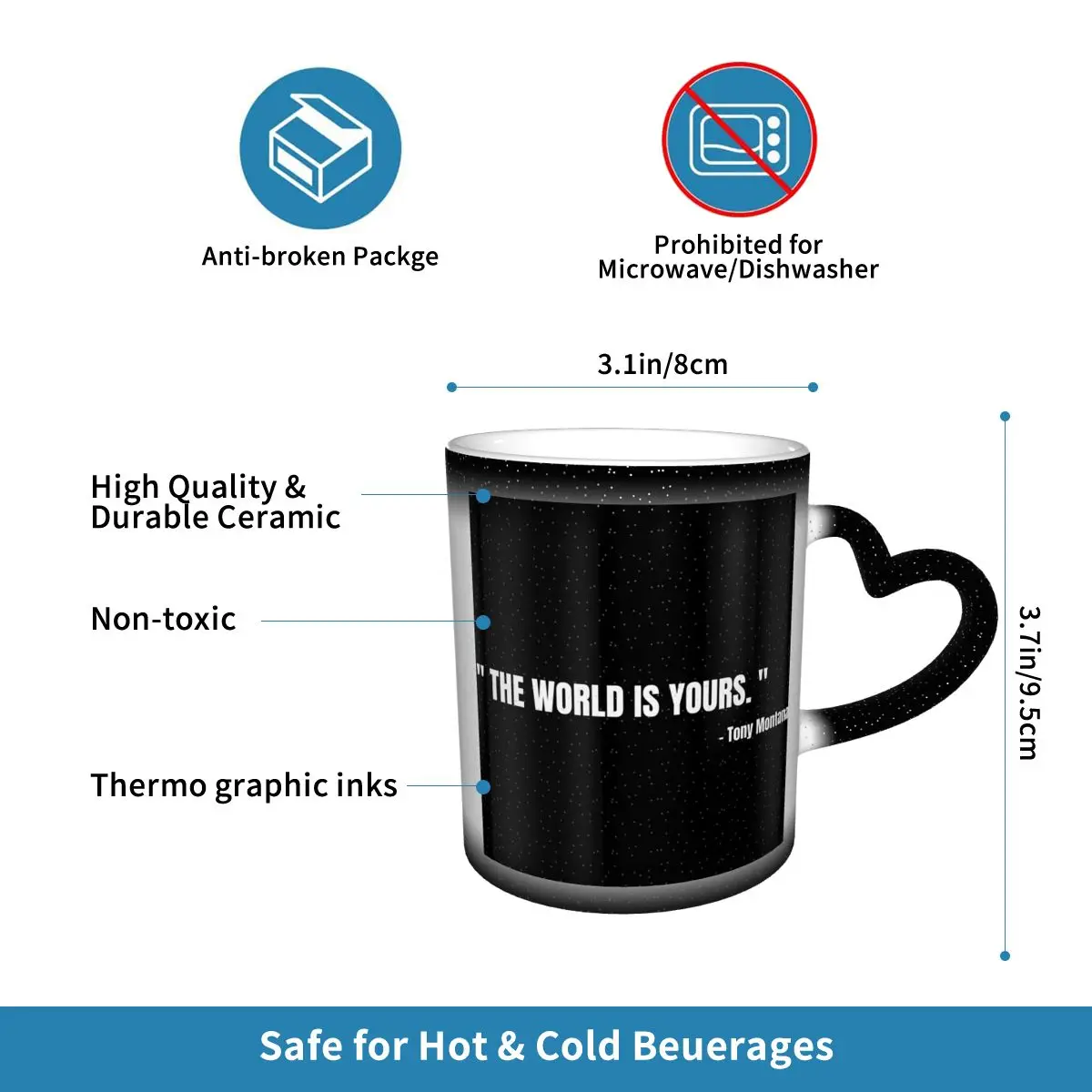 Scarface Tony Montana The Worl - Coffee Tea World avis et prix
