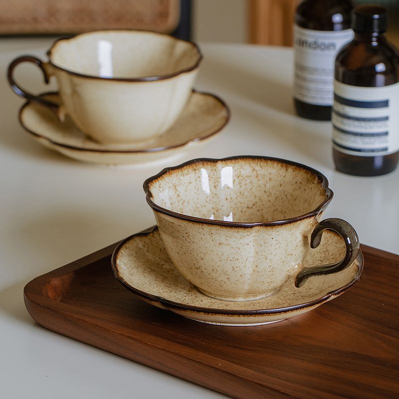 French Retro Ceramic Cups Plat - Prefer Coffee To Tea avis et prix