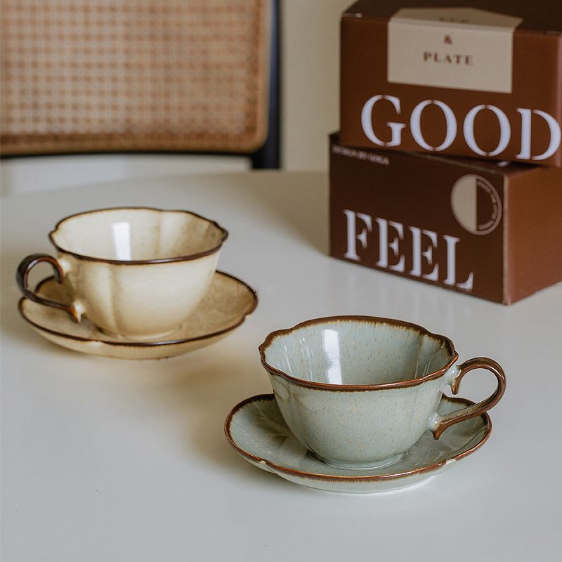 French Retro Ceramic Cups Plat - Prefer Coffee To Tea avis et prix
