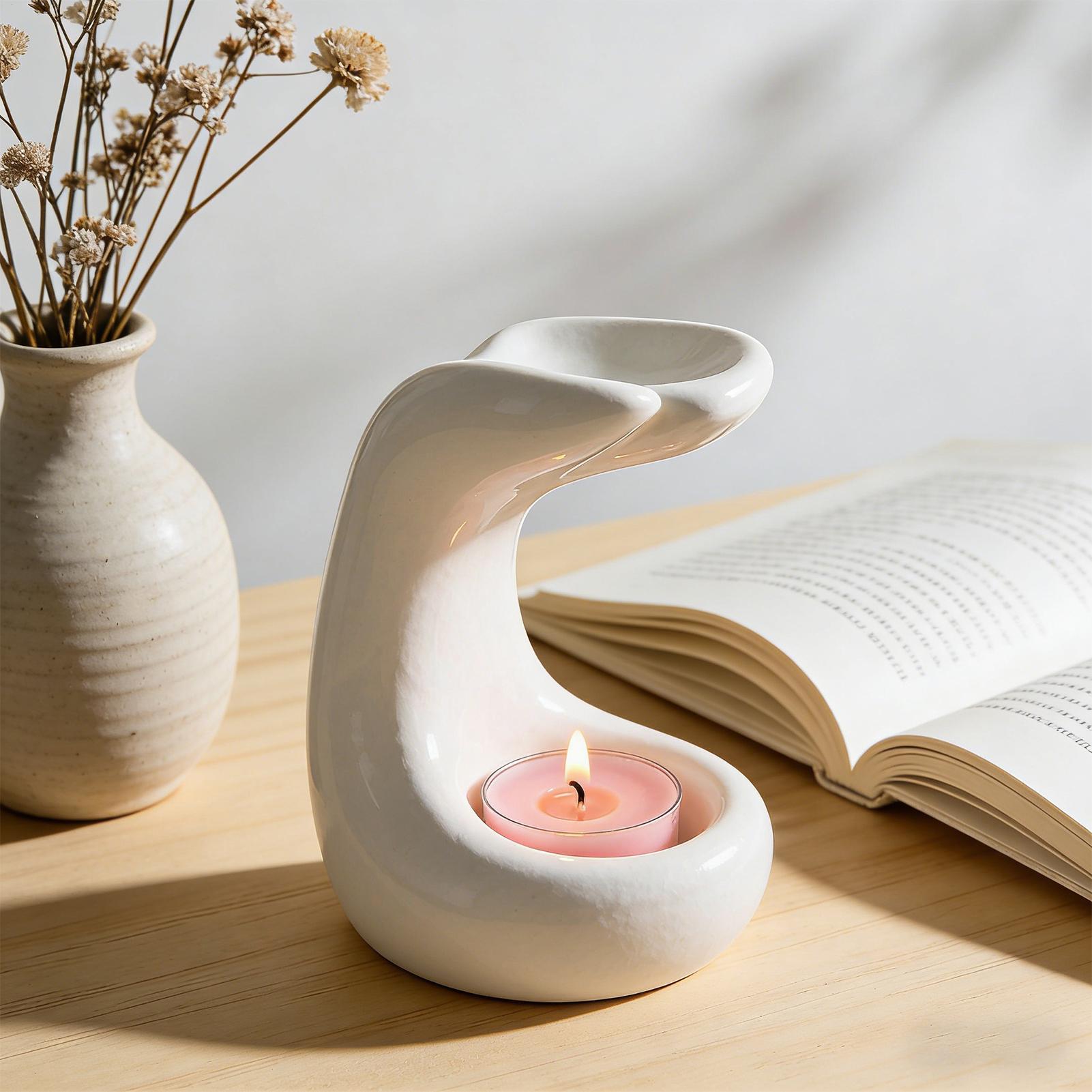 Tealight Wax Melt Warmer Palm  - Coffee Tea Warmer avis et prix
