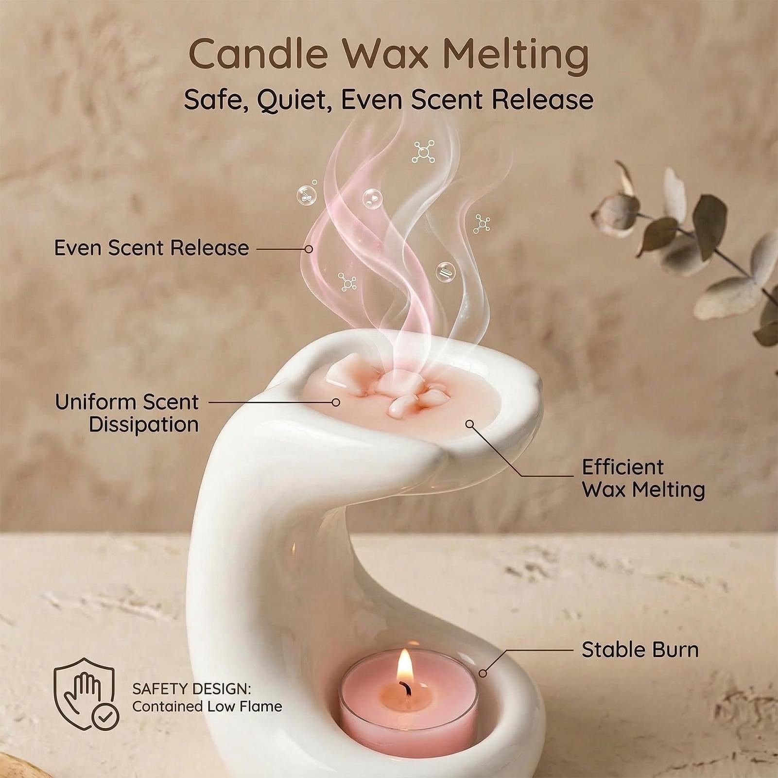 Tealight Wax Melt Warmer Palm  - Coffee Tea Warmer avis et prix