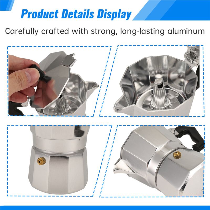 A92P Moka Pot Italian Coffee M - Moka Pot Stove avis et prix