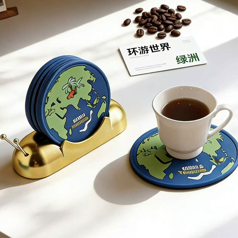 Around the World Snail Coaster - Coffee Tea World avis et prix