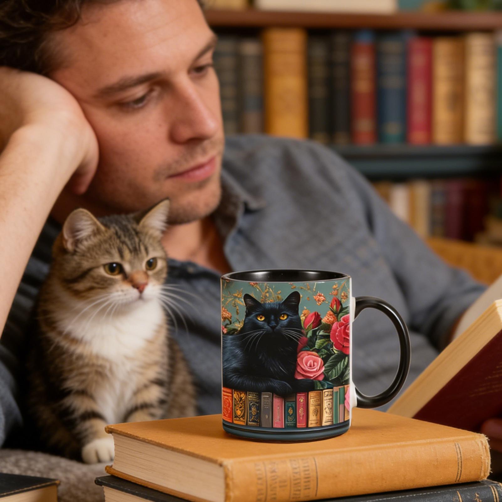 Mug For Coffee Cat Theme Heat- - Coffee Tea Library avis et prix
