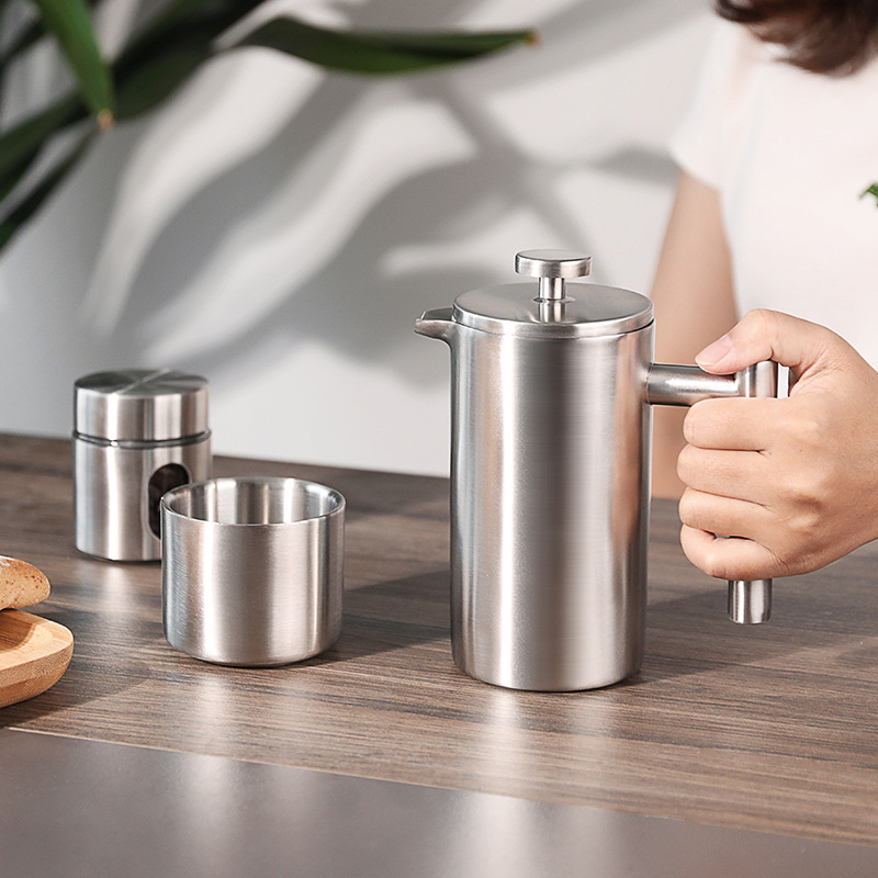 304 Stainl Steel French Pr Cof - Coffee Tea Pots avis et prix