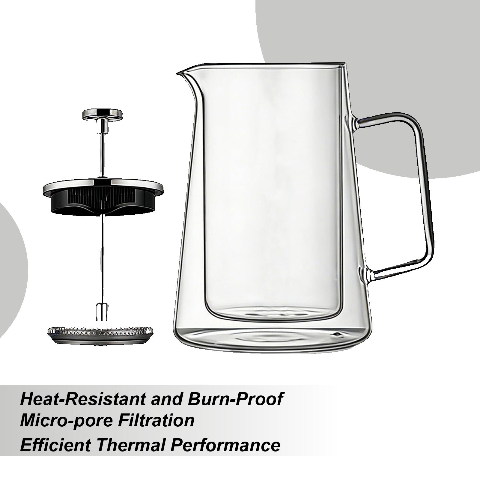 Coffee Presses Glass Stainless - Coffee Tea Press avis et prix