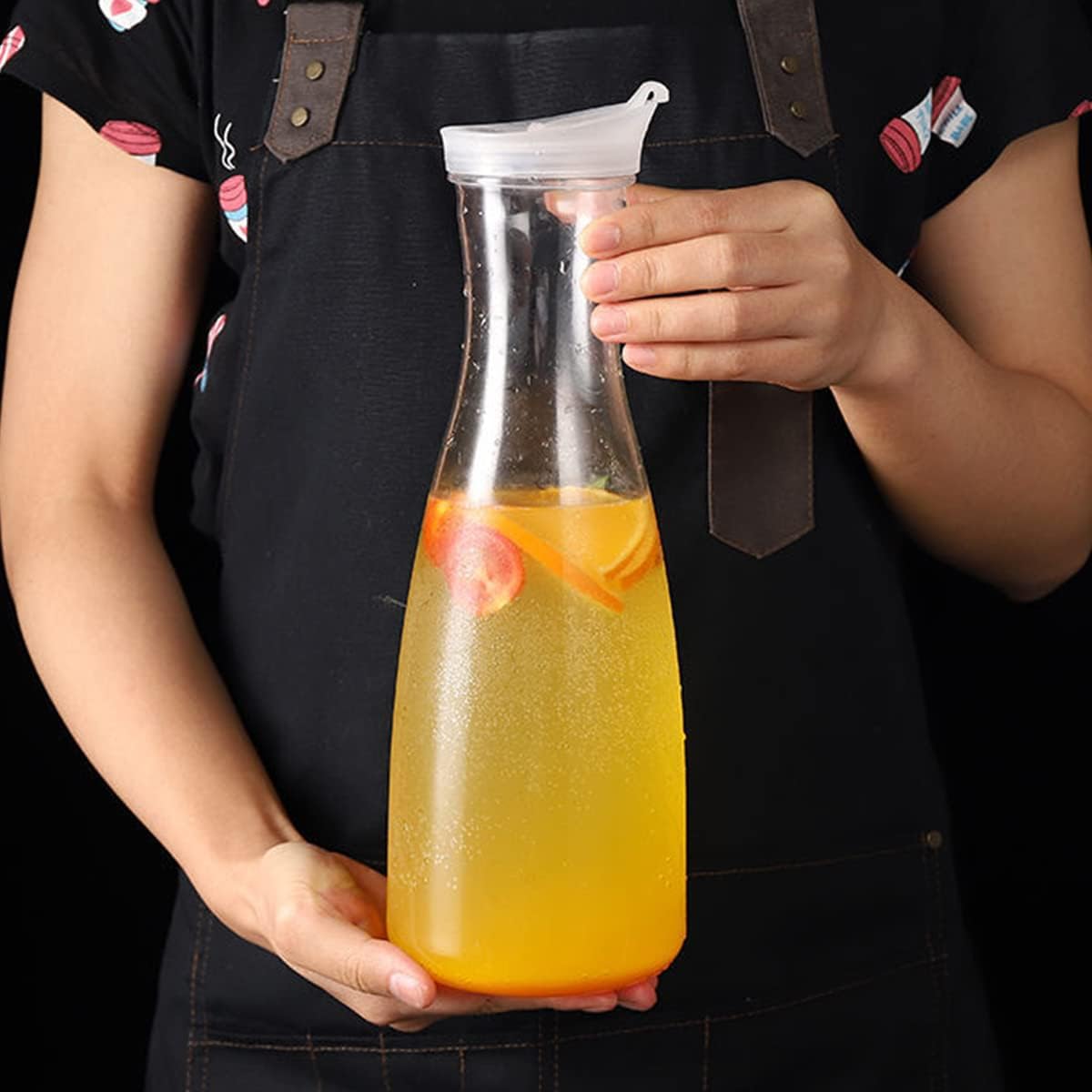 1pcsPitchers With Lid,Clear Pl - Cold Brew Bottle avis et prix