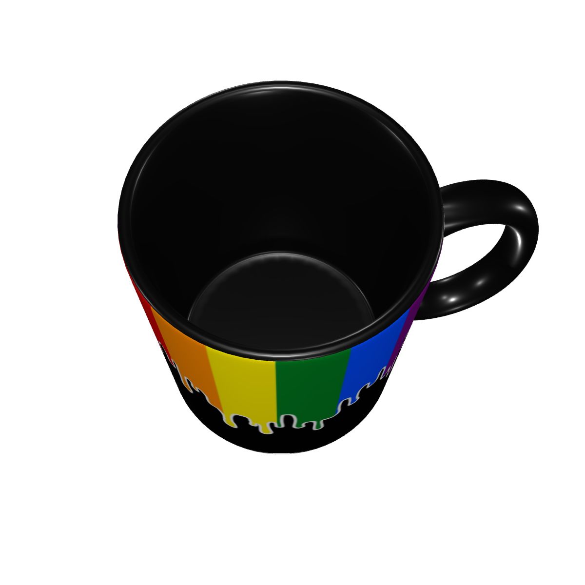 Custom Gay Pride Flag Drip Des - Water Tea And Coffee avis et prix