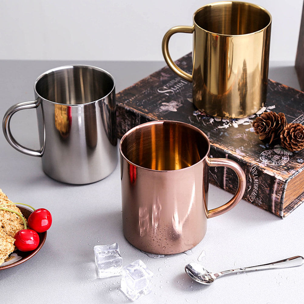 2Pcs Stainless Steel Mug Set D - Water Tea And Coffee avis et prix