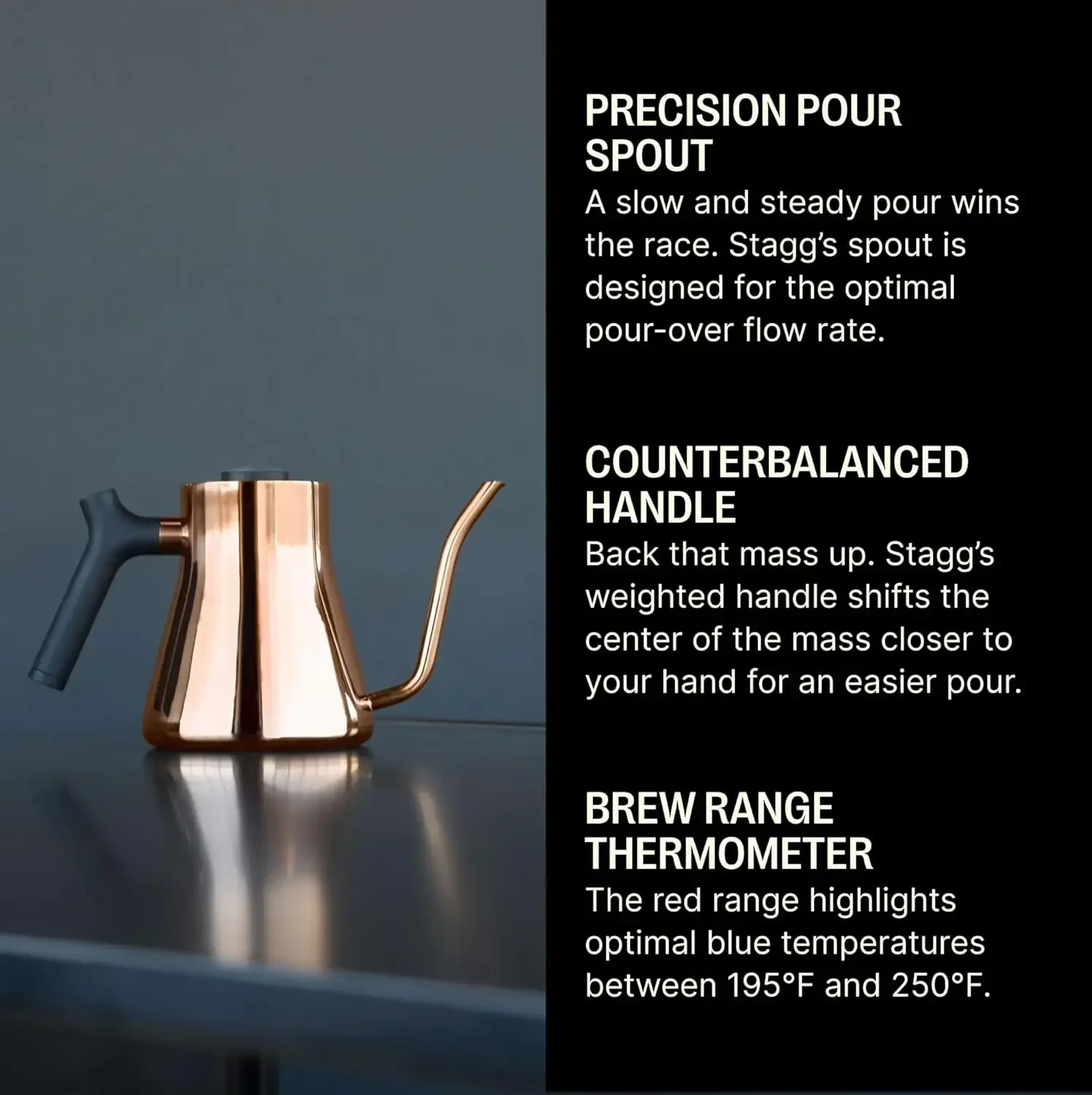 XMSJ.Stagg Stovetop Pour-Over  - Coffee Tea Pots avis et prix