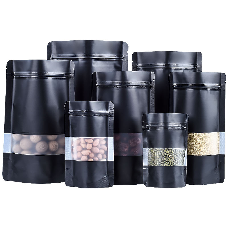 100PCS Stand-up Matte Black Al - Coffee Tea House avis et prix