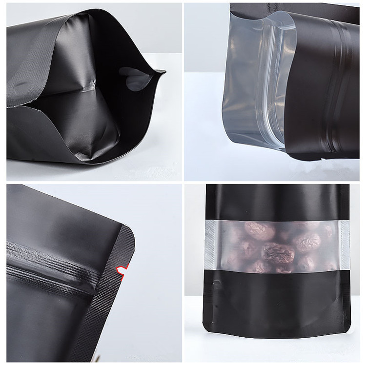 100PCS Stand-up Matte Black Al - Coffee Tea House avis et prix