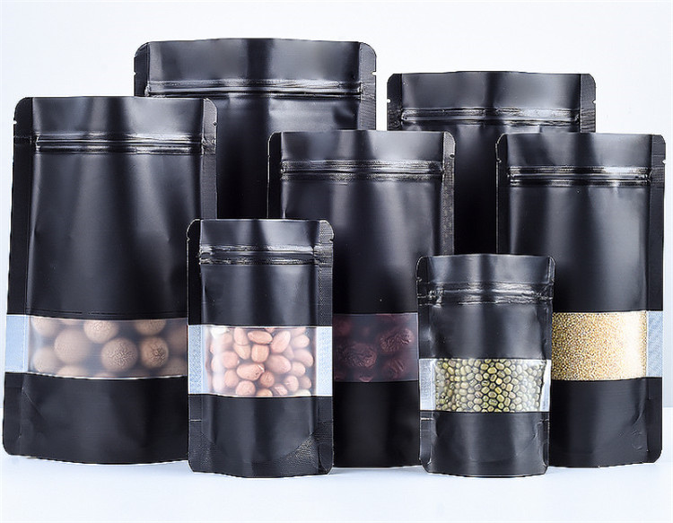 100PCS Stand-up Matte Black Al - Coffee Tea House avis et prix