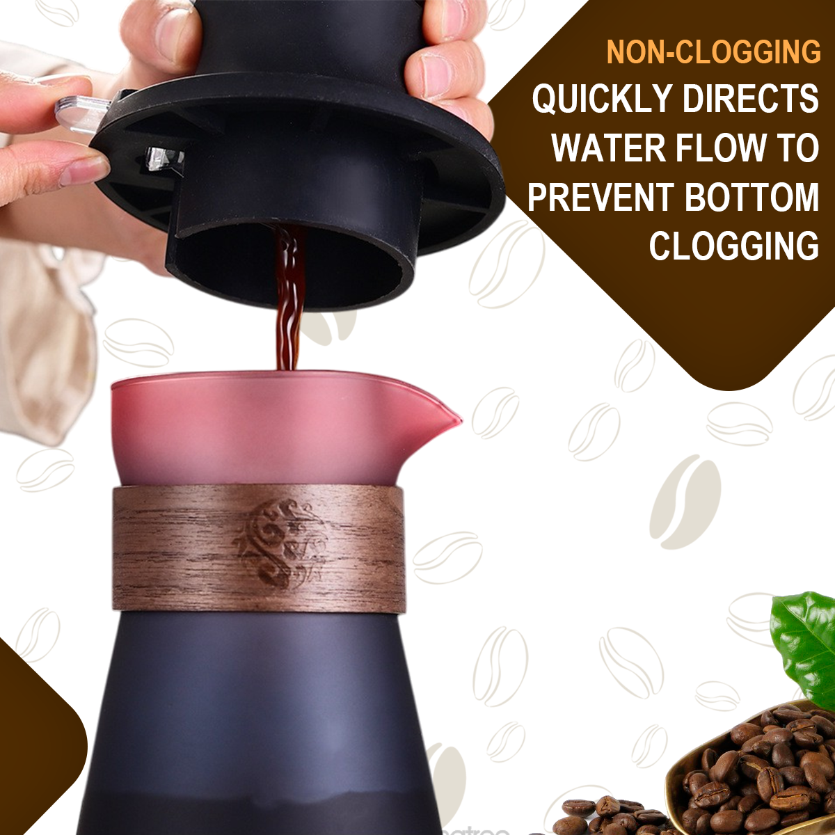 16oz Glass Coffee Carafe with  - Coffee Tea Decanter avis et prix