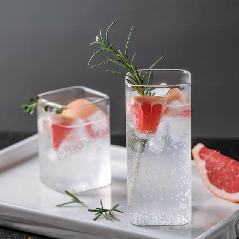 6/4/2/1Pcs Square Glass Cup Co - Water Tea And Coffee avis et prix