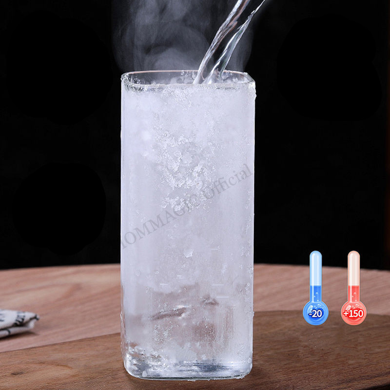 6/4/2/1Pcs Square Glass Cup Co - Water Tea And Coffee avis et prix
