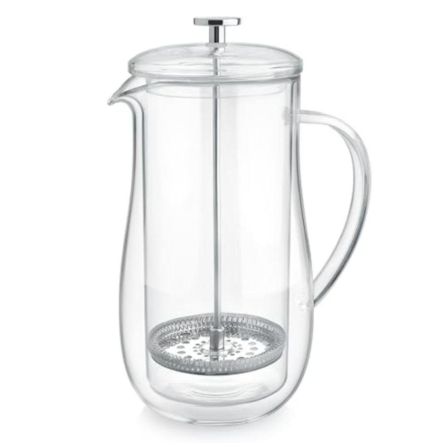 Insulated Double-Walled Glass  - Coffee Tea Press avis et prix