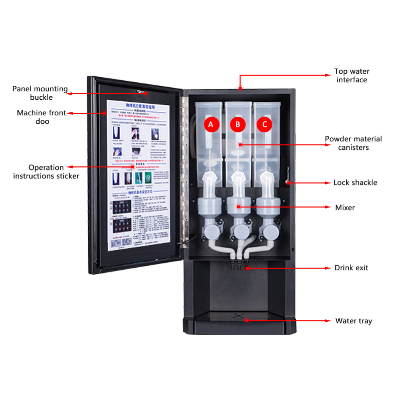 E-30SW Automatic Instant Coffe - Coffee Tea Vending Machine For Office avis et prix