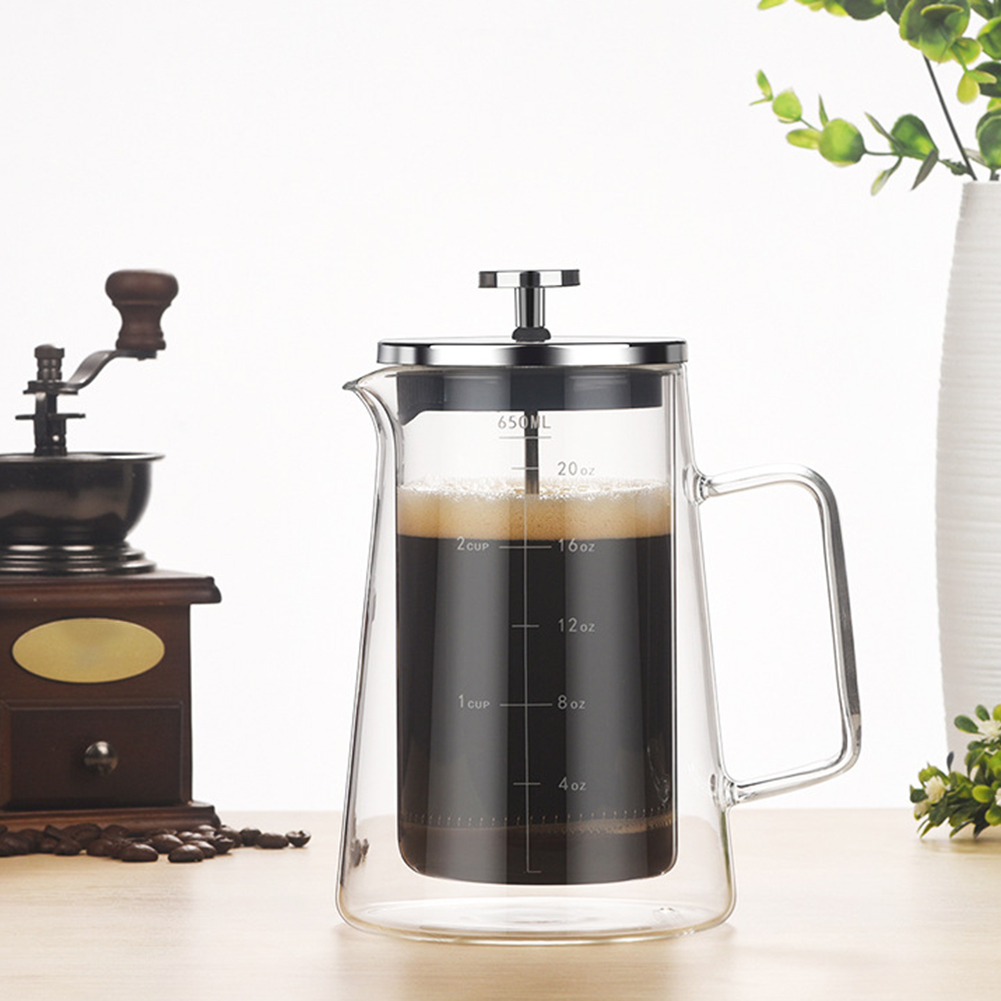 Double Layers French Press Pot - Coffee Tea Pots avis et prix