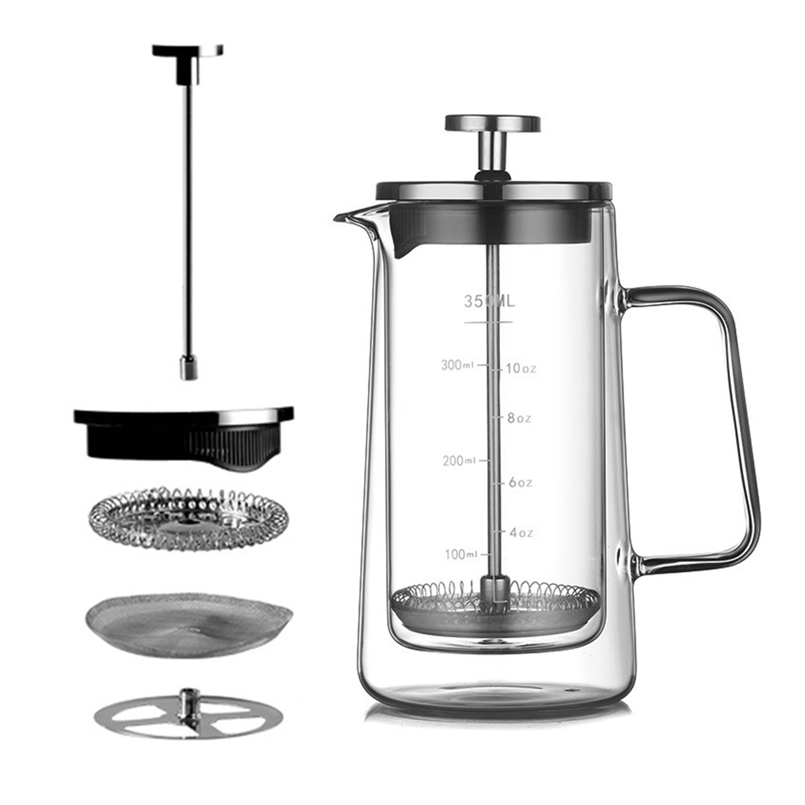 Double Layers French Press Pot - Coffee Tea Pots avis et prix