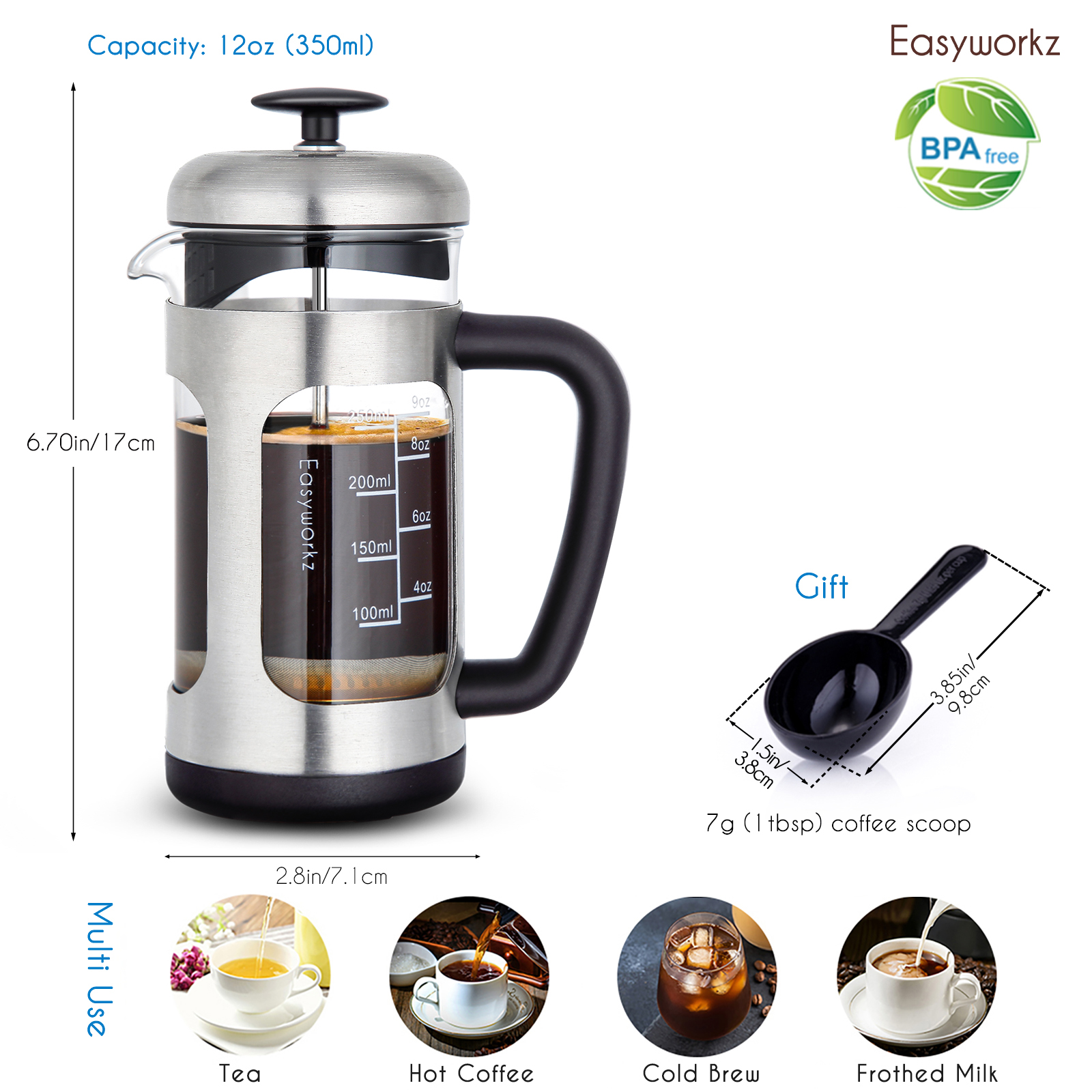 Easyworkz French Press  Coffee - Coffee Tea Press avis et prix