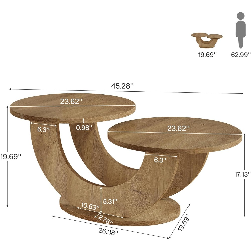 Preferred 46-inch Round Coffee - Prefer Coffee To Tea avis et prix