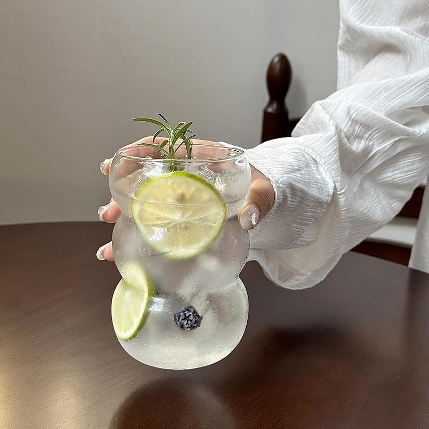 Ribbed Glass Water Tumbler, Wa - Water Tea And Coffee avis et prix
