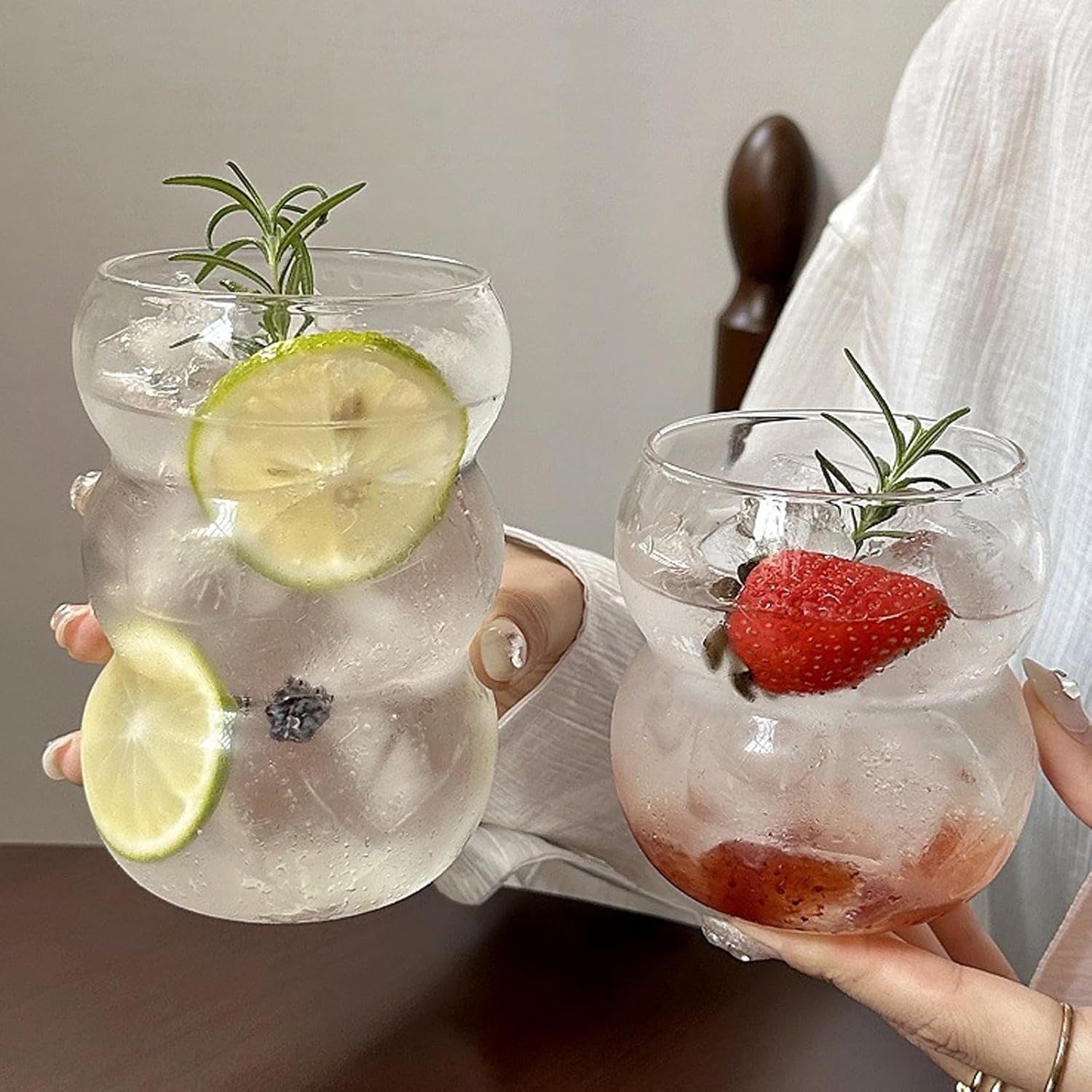 Ribbed Glass Water Tumbler, Wa - Water Tea And Coffee avis et prix