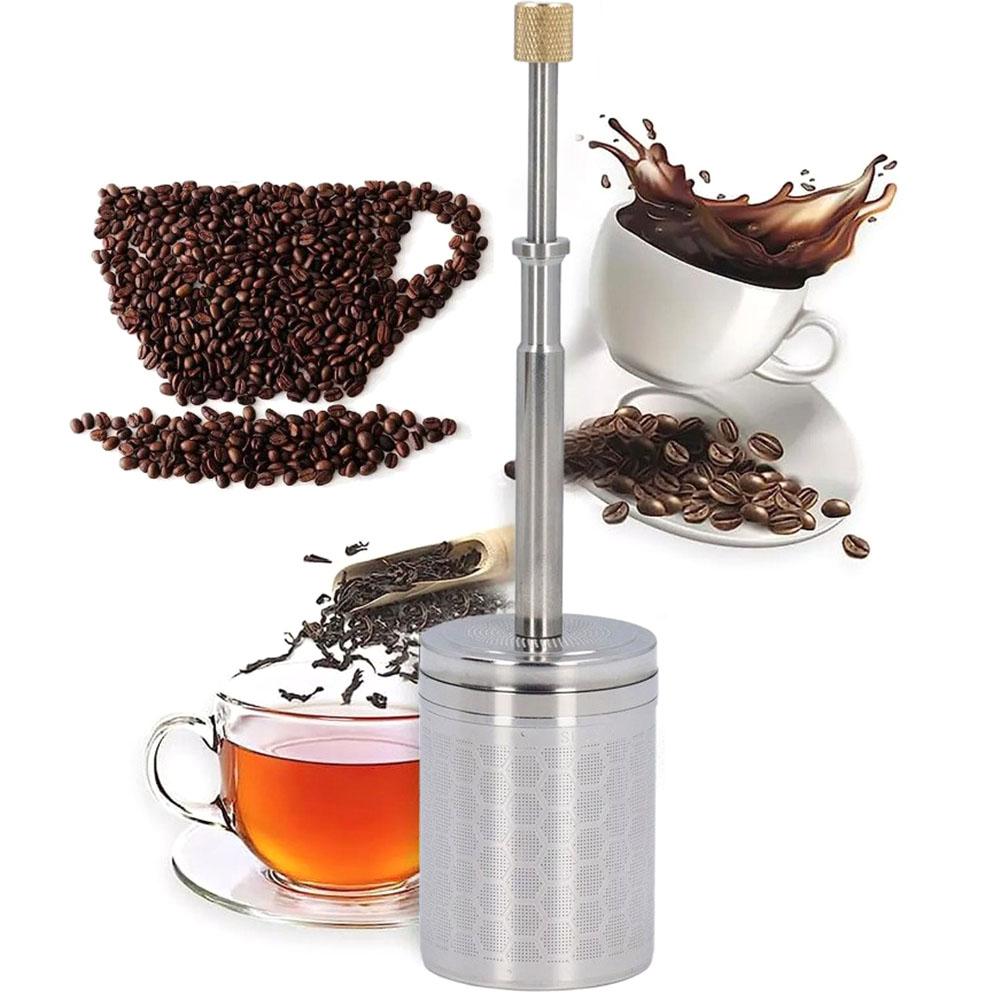 Stainless Steel Press Coffee F - Coffee Tea Press avis et prix