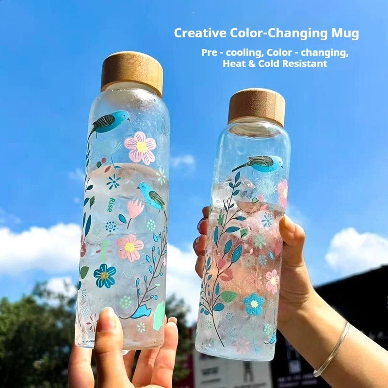 Temperature Changing Glass Cup - Cold Brew Bottle avis et prix