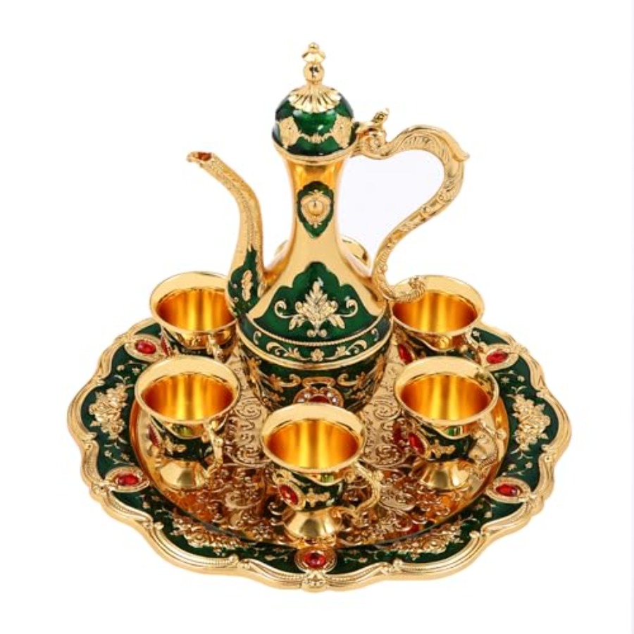 Vintage Turkish Tea Set with T - Coffee Tea Decanter avis et prix