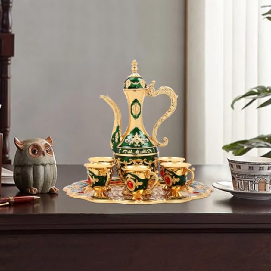 Vintage Turkish Tea Set with T - Coffee Tea Decanter avis et prix