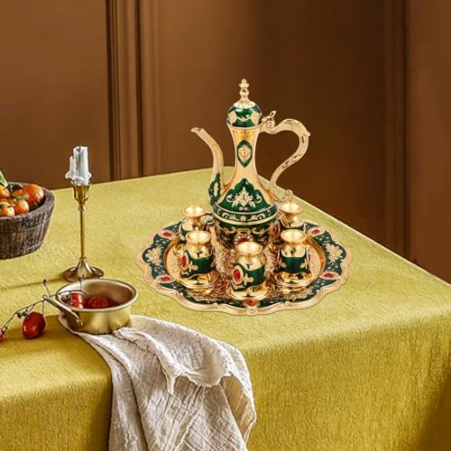 Vintage Turkish Tea Set with T - Coffee Tea Decanter avis et prix