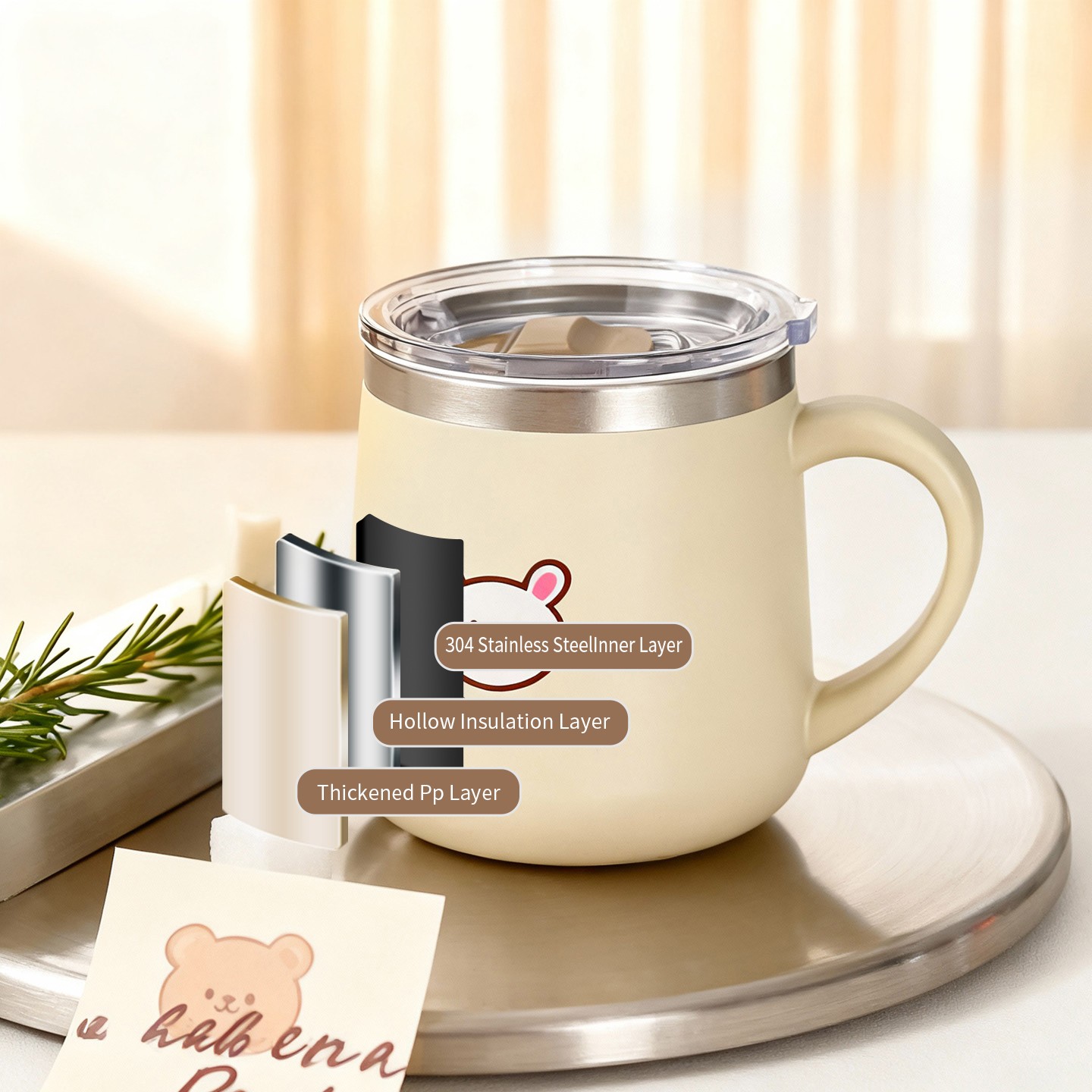 430ML Cartoon 316 Stainless St - Coffee Tea Warmer avis et prix