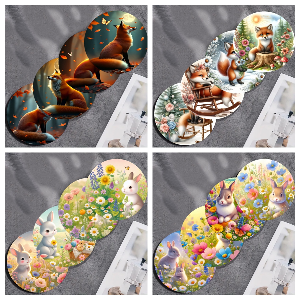 Four mysterious castle colorfu - Coffee Tea Library avis et prix