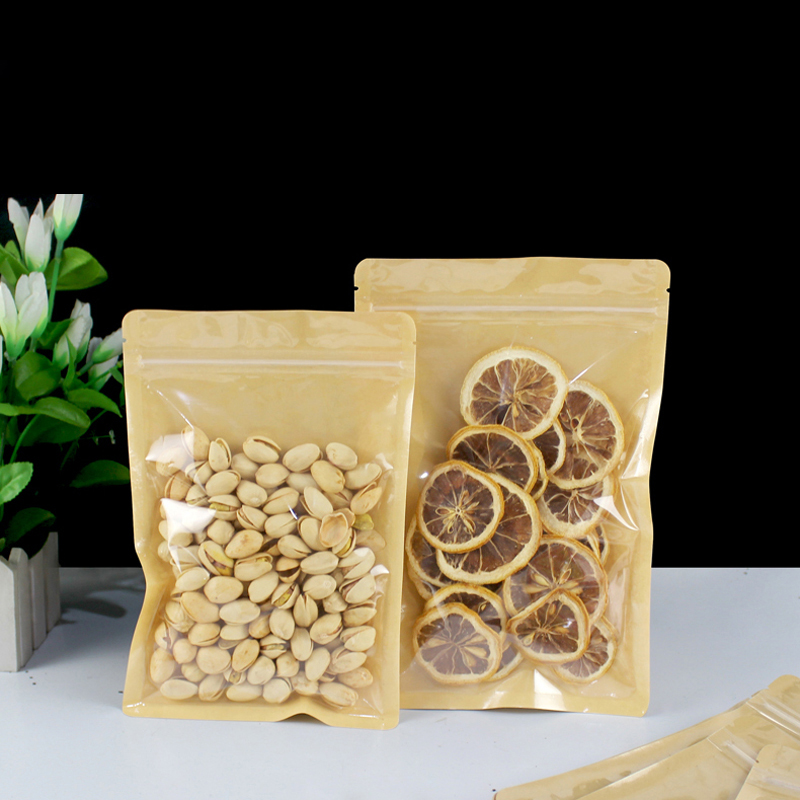 Brown One Side Clear Resealabl - Coffee Tea House avis et prix