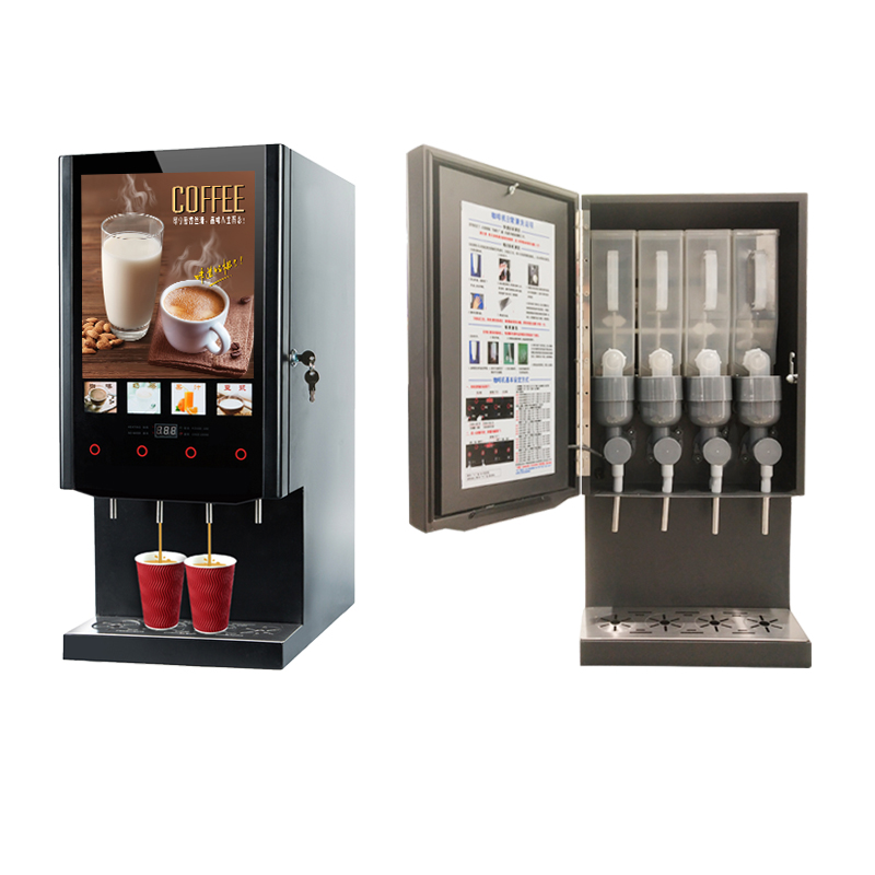 40S 4 Flavours Milk Tea Vendin - Coffee Tea Vending Machine For Office avis et prix